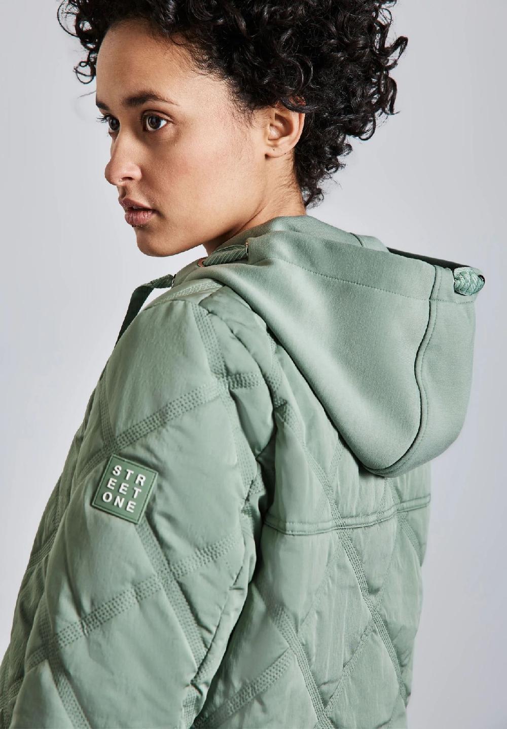 Street One Steppjacke "DiamondQu" Zweiwegereißverschluss für Damen zollfrei