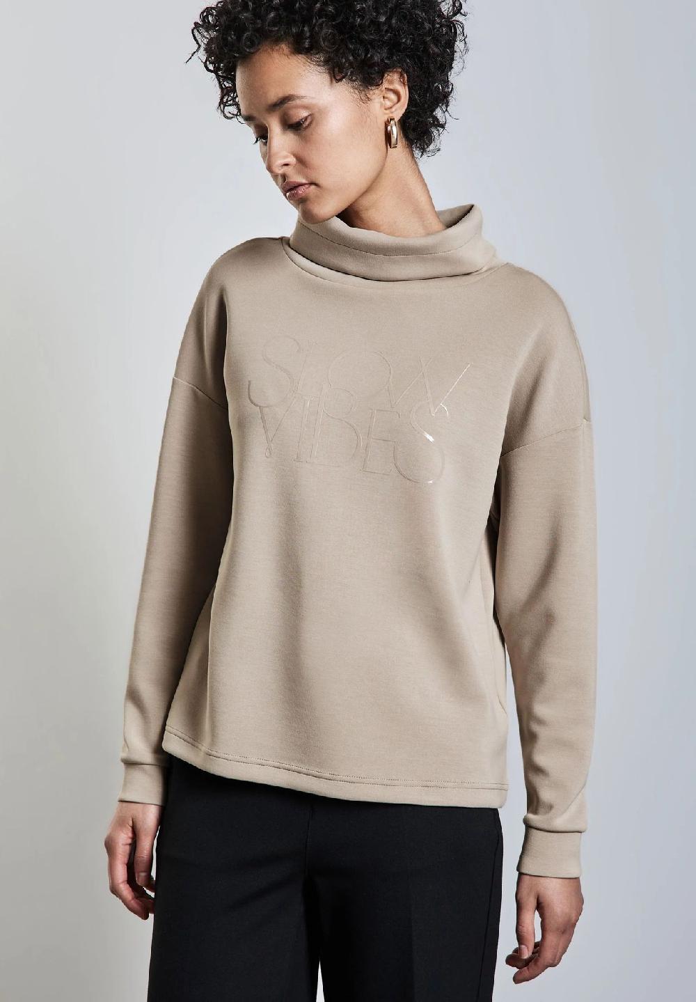 Street One Sweatshirt Schalkragen für Damen Limitierter Zeitrabatt