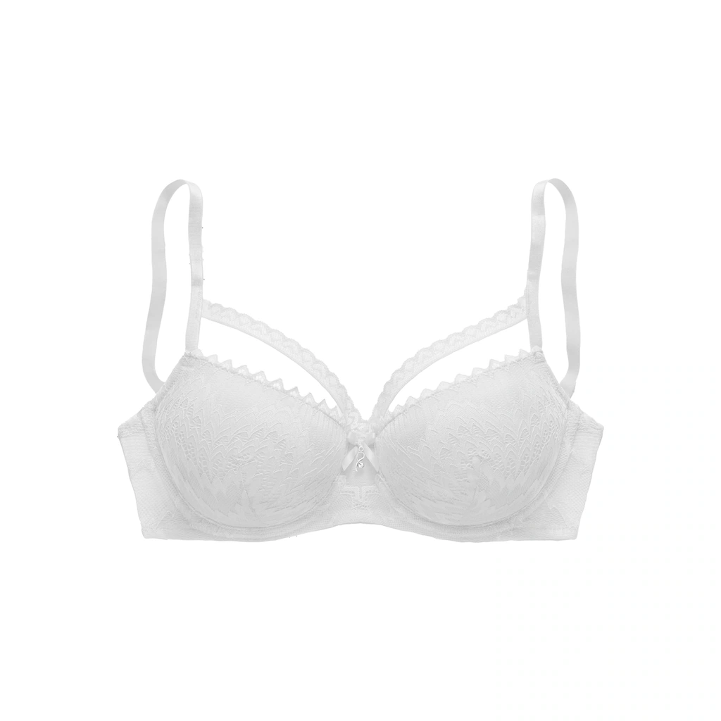 LASCANA Schalen-BH mit modischer Zick-Zack-Spitze im Balconnet-Schnitt Dessous bestellen Wochenangebot