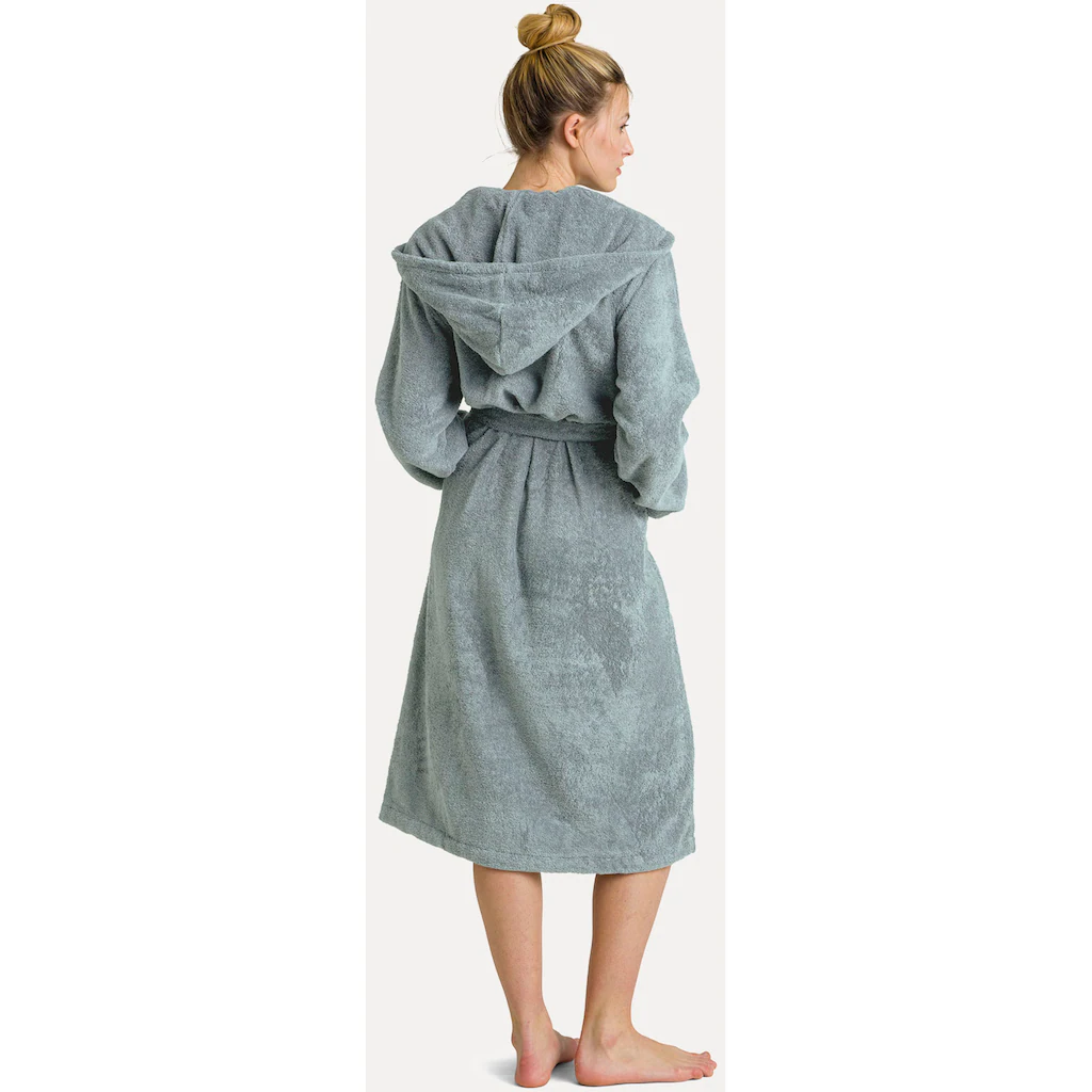 Möve Unisex-Bademantel »Superwuschel Kapuze ideal für Sauna & Spa Hotelbademantel« (1 St.) in Uni Riesige Rabatte