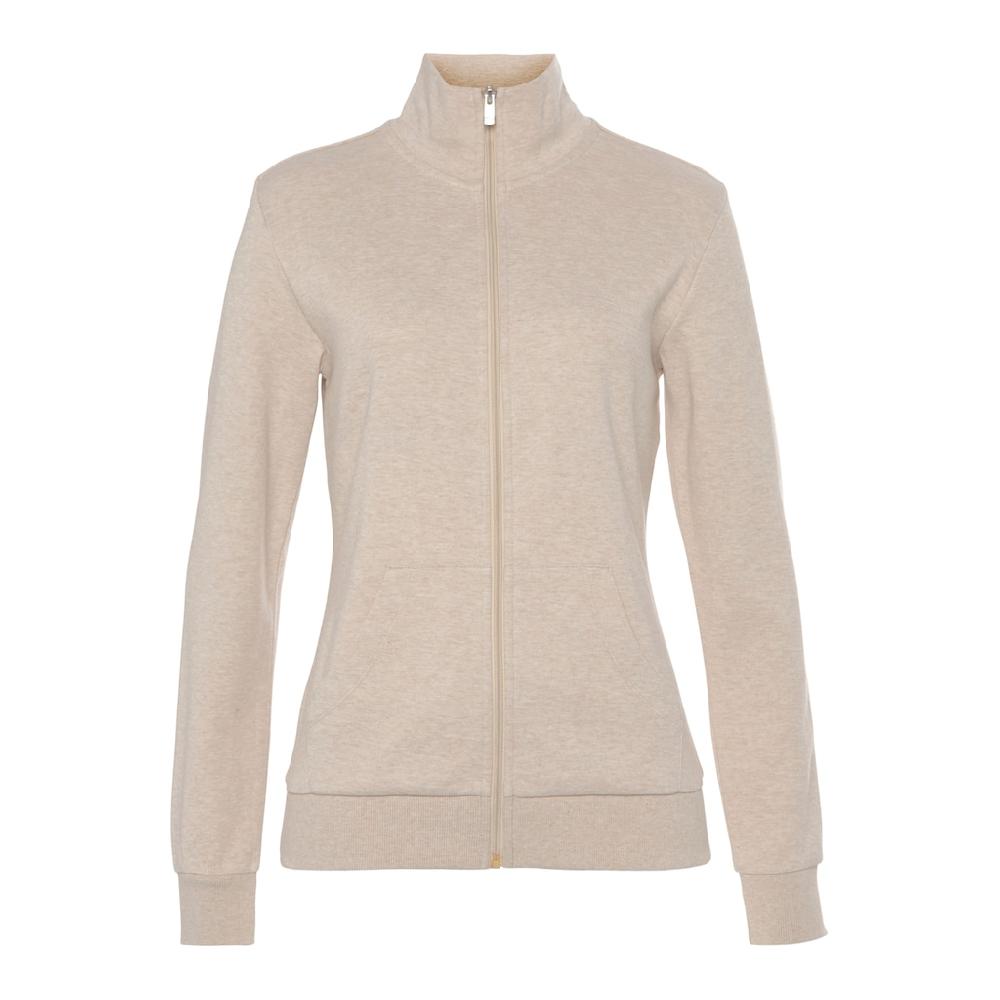 Bench. Loungewear Sweatjacke mit glänzender Logostickerei am Stehkragen Loungewear Heißer Verkauf