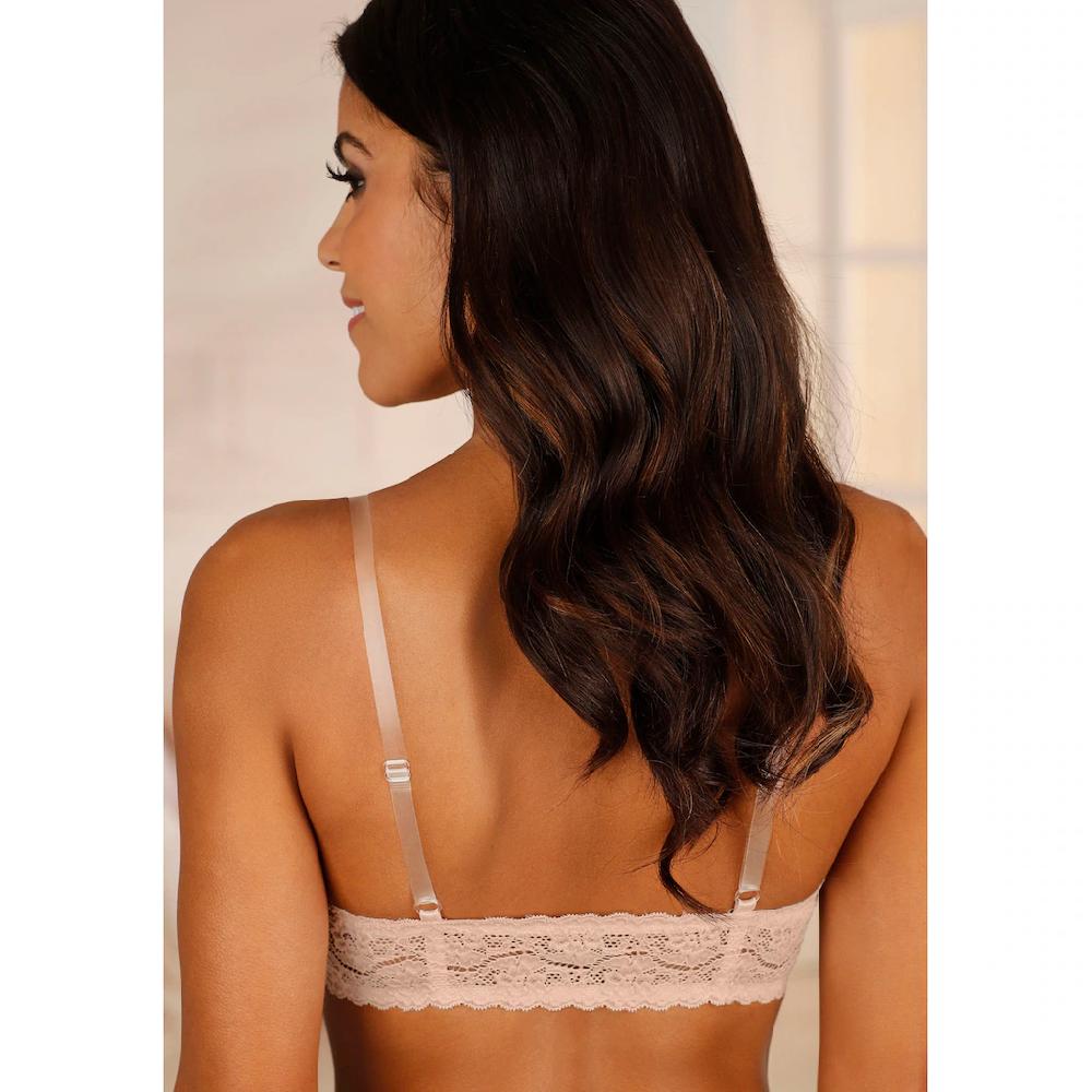 LASCANA Push-up-BH mit Vorderverschluss und transparenten Trägern ▷ für Super Sparpreis