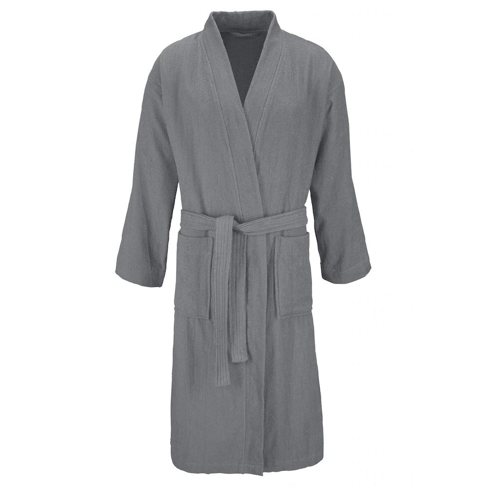 my home Unisex-Bademantel »Travel ideal für Sauna & Spa Hotelbademantel Morgenmantel« (1 St.) für Damen & Herren leichte Qualität langer Bademantel S-3XL Letzter Tag