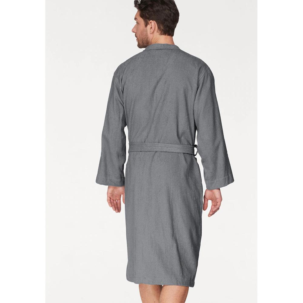 my home Unisex-Bademantel »Travel ideal für Sauna & Spa Hotelbademantel Morgenmantel« (1 St.) für Damen & Herren leichte Qualität langer Bademantel S-3XL Letzter Tag