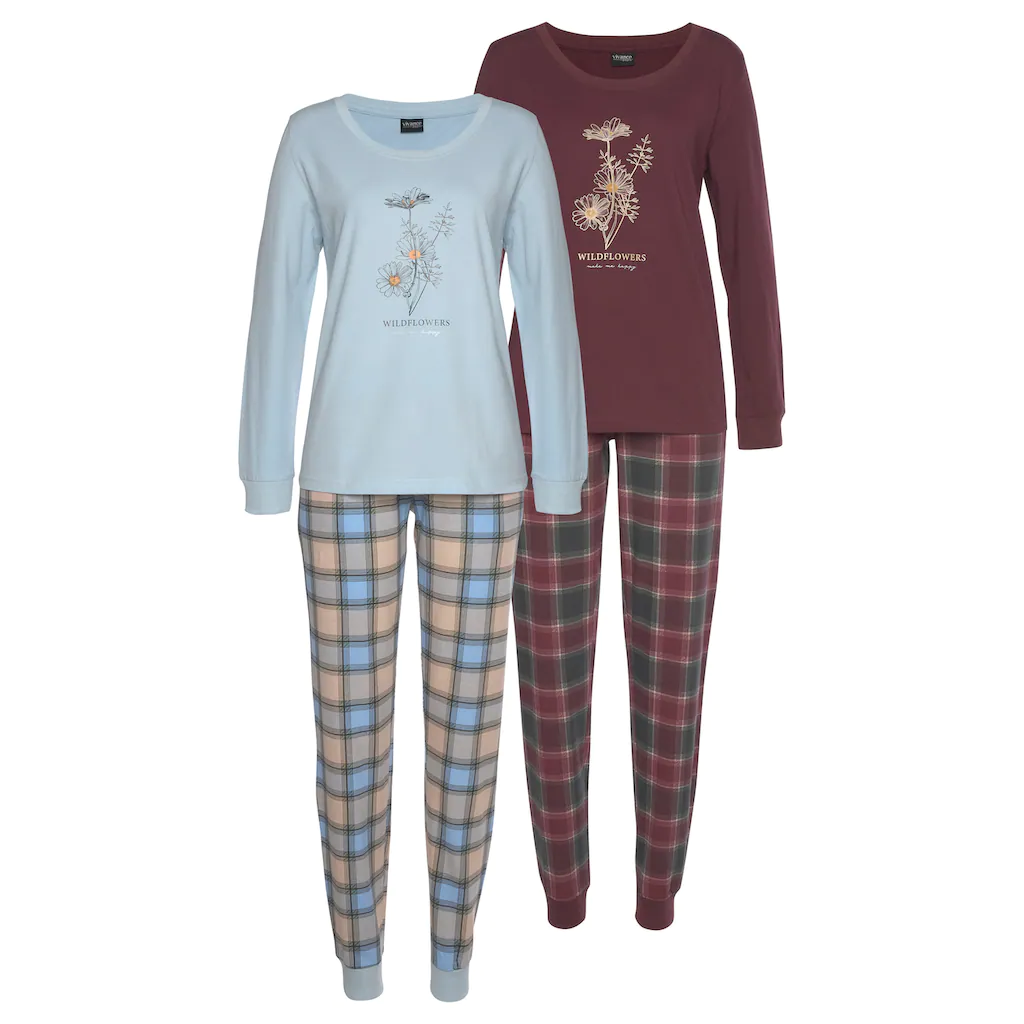 Vivance Dreams Pyjama (4 tlg. 2 Stück) online kaufen Black Friday Preise