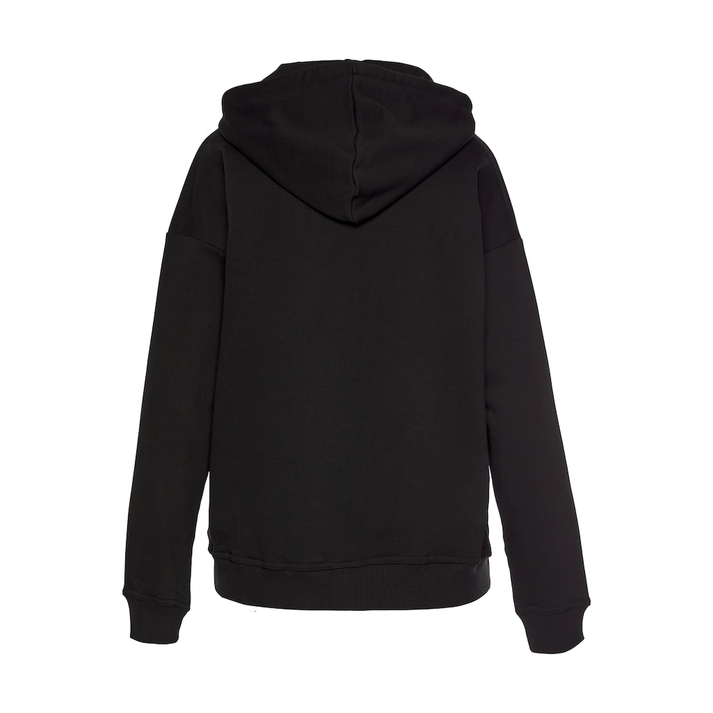 LASCANA Sweatjacke aus organischer Baumwolle Loungewear Im Verkauf