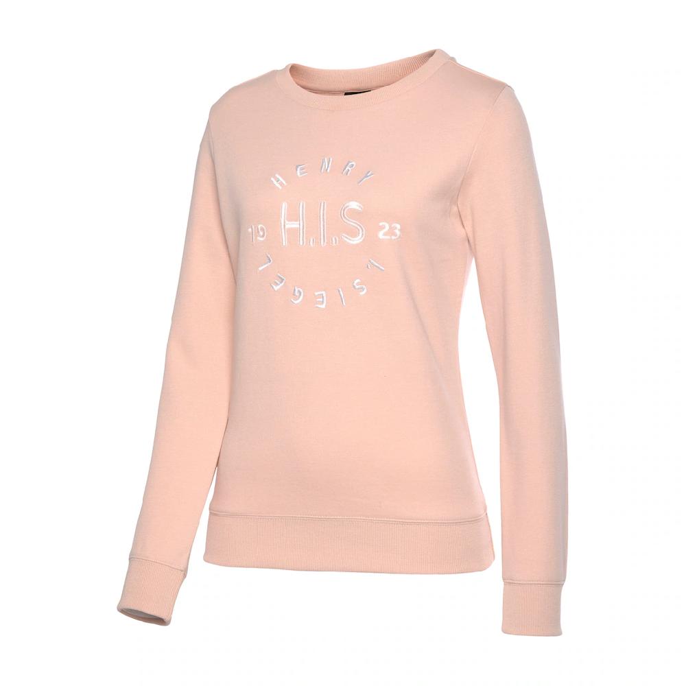 H.I.S Sweatshirt mit großer Logo Stickerei Loungeanzug Tiefpreis