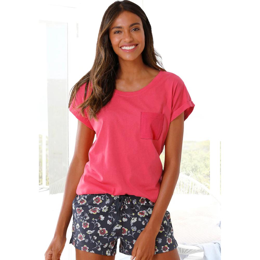 Vivance Dreams Shorty (2 tlg.) mit gemusterter Schlafshorts ▷ für
