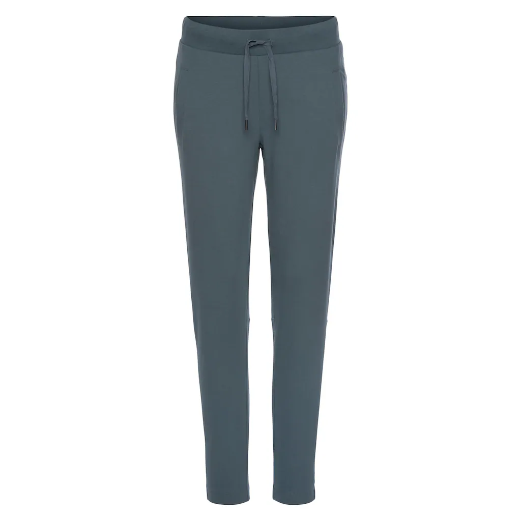 Venice Beach Sweathose mit Print am Bein und Taschen Jogginghose Relaxhose Fabrikverkauf