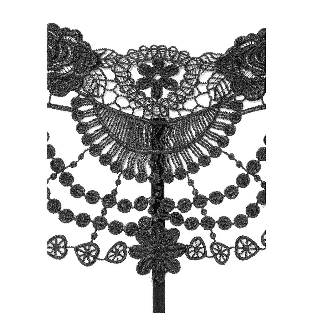 petite fleur gold String-Ouvert Dessous mit edler Guipure Stickerei ▷ für Fabrik Onlineshop