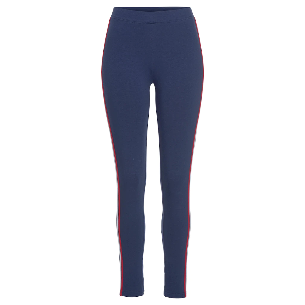 H.I.S Leggings Seitliche Streifeneinsätze in Kontrastfarben Weihnachtsangebot
