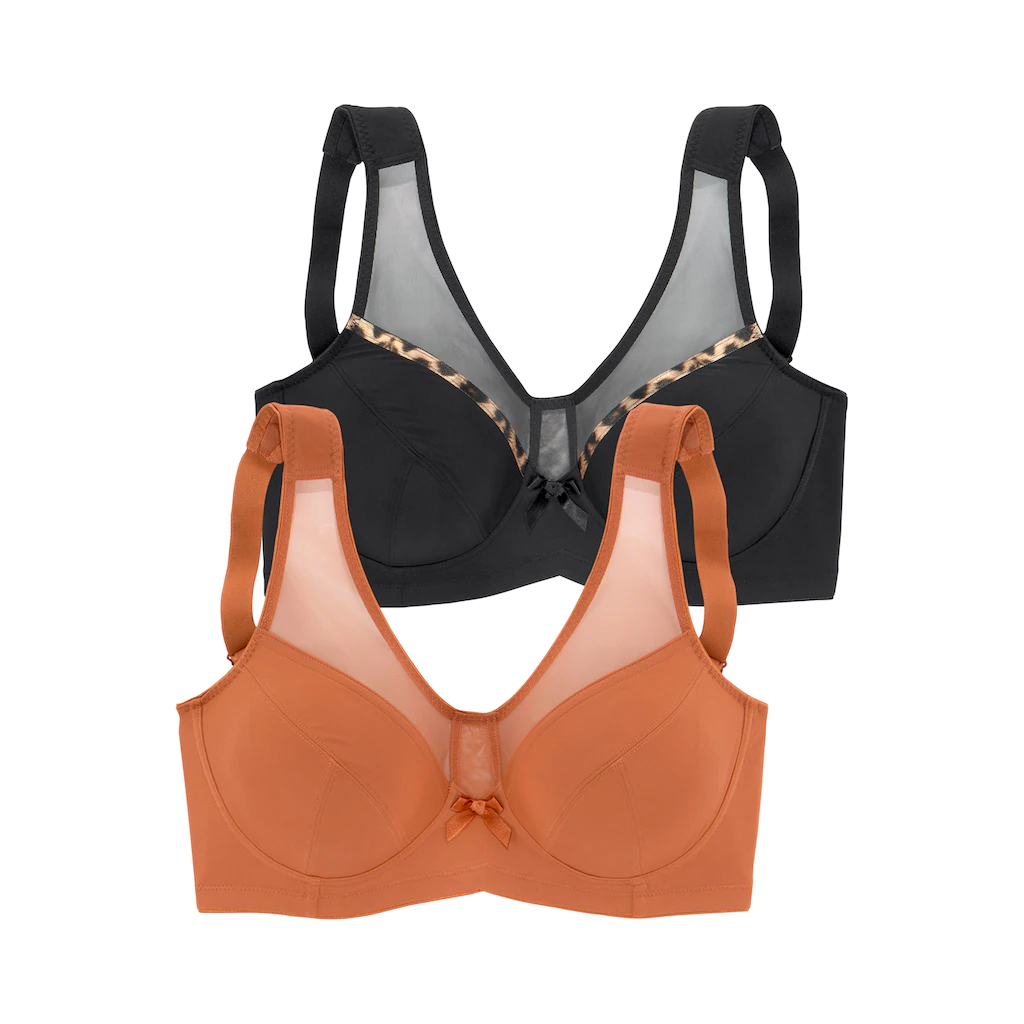 petite fleur Entlastungs-BH ohne Bügel mit modischem transparenten Mesh Einsatz online bestellen Exklusive Angebote