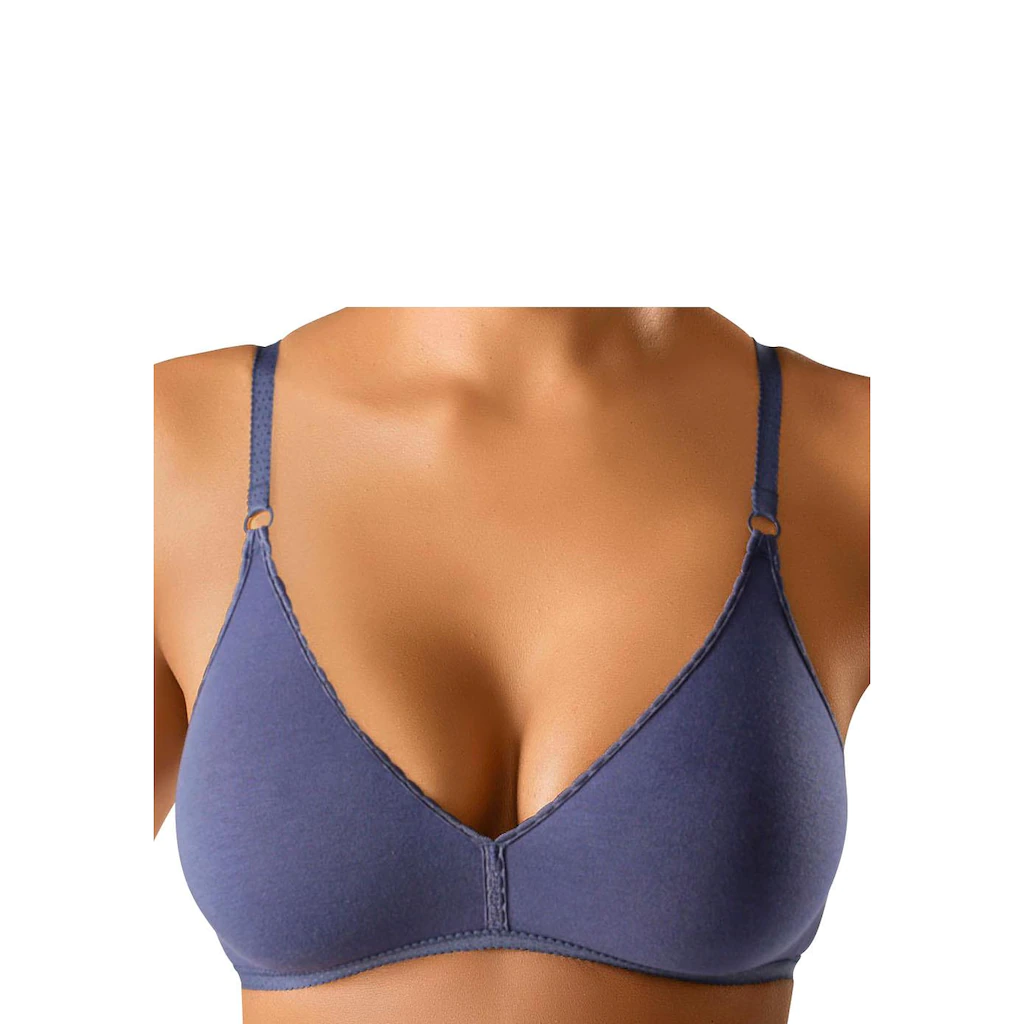 petite fleur Bralette-BH ohne Bügel aus angenehm weicher Baumwollqualität Basic online bestellen Blitzangebot