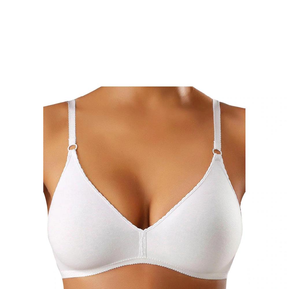 petite fleur Bralette-BH ohne Bügel aus angenehm weicher Baumwollqualität Basic online bestellen Blitzangebot