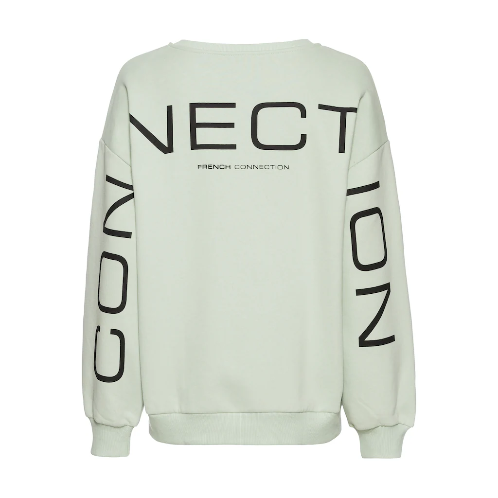 French Connection Sweatshirt mit großem Logodruck auf dem Rücken Wochenangebot