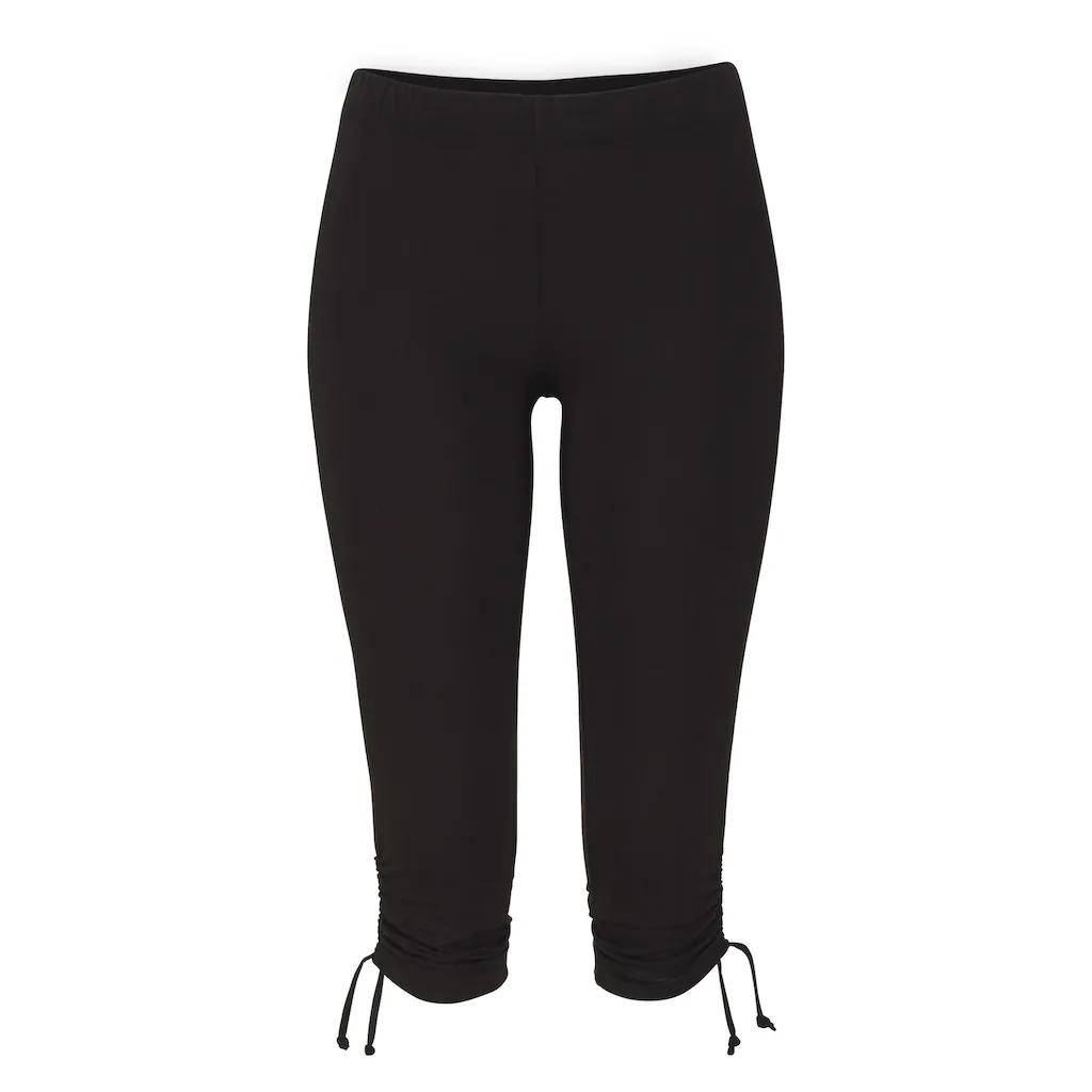 Beachtime Caprileggings mit Raffung 7/8-Länge Basic Stretch Bis zu 60% Rabatt
