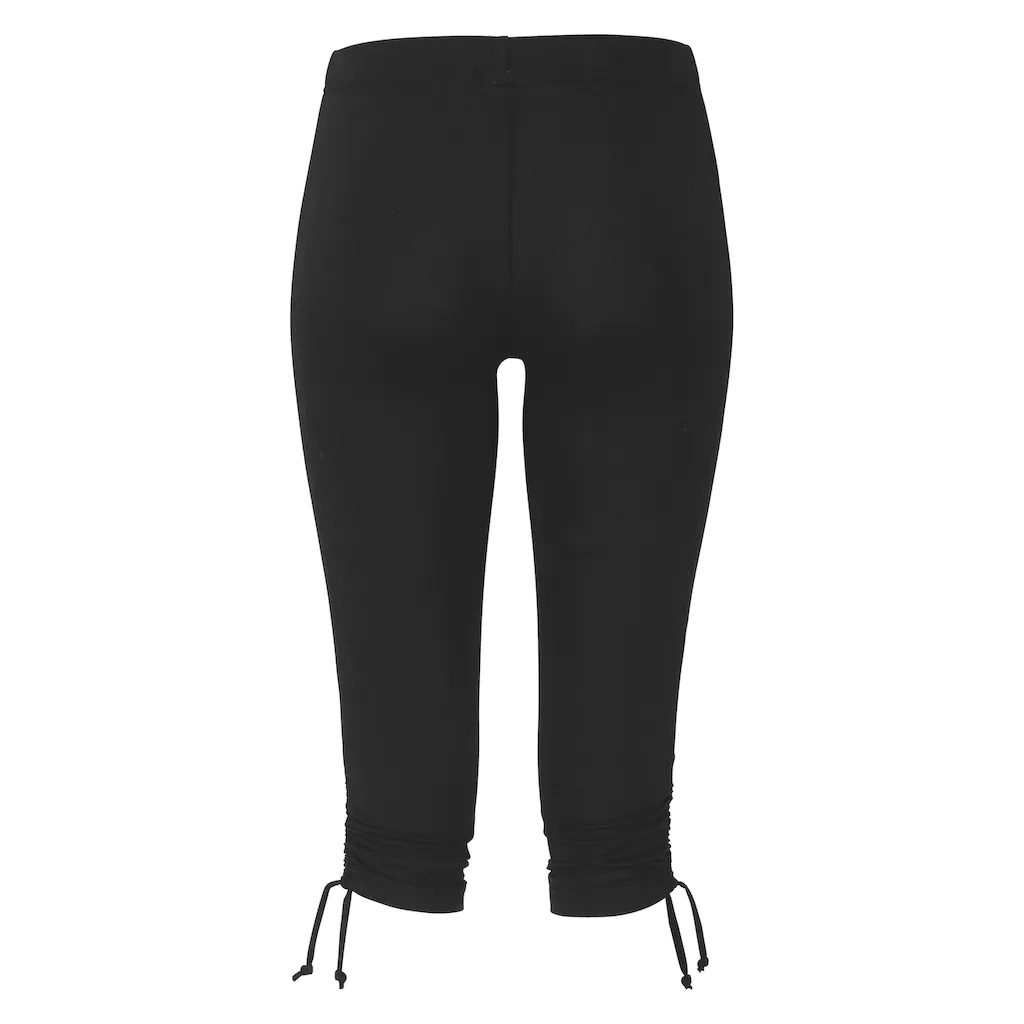Beachtime Caprileggings mit Raffung 7/8-Länge Basic Stretch Bis zu 60% Rabatt