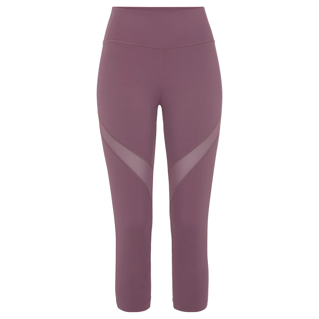 LASCANA ACTIVE Caprileggings mit kleiner Raffung Loungewear Kostenloser Versand international