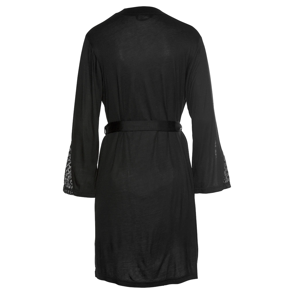 LASCANA Kimono mit langen Ärmeln und Spitzen-Details online kaufen Exklusivangebot