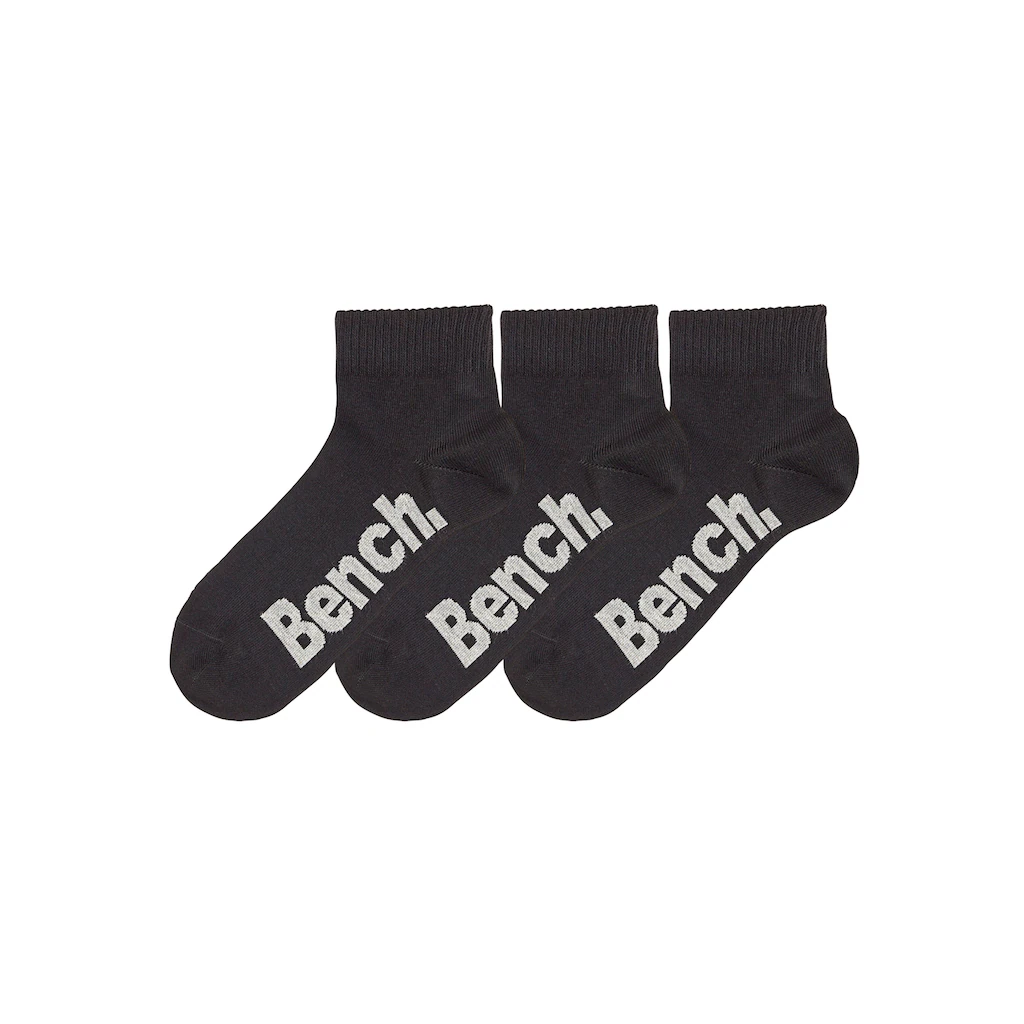 Bench. Kurzsocken (Packung 3 Paar) mit bequemen Rippbündchen kaufen Preisnachlass