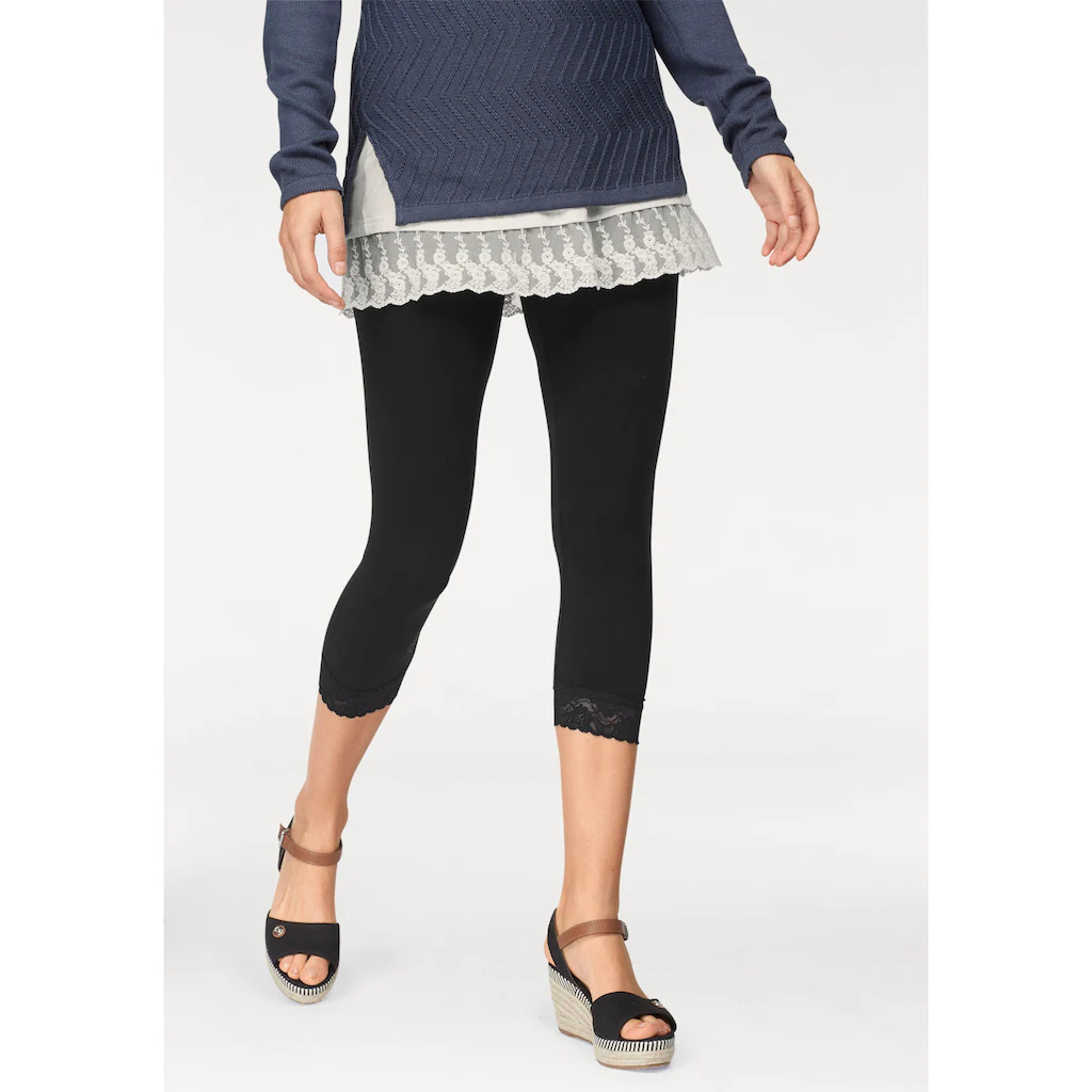 Boysen's Leggings (Packung 2er-Pack) mit Spitze Riesige Ersparnisse