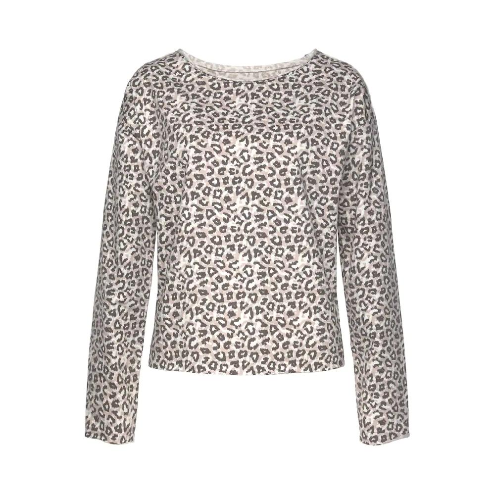 LASCANA Sweatshirt Langarmshirt in locker sitzendem Schnitt Loungewear Begrenzte Freigabe