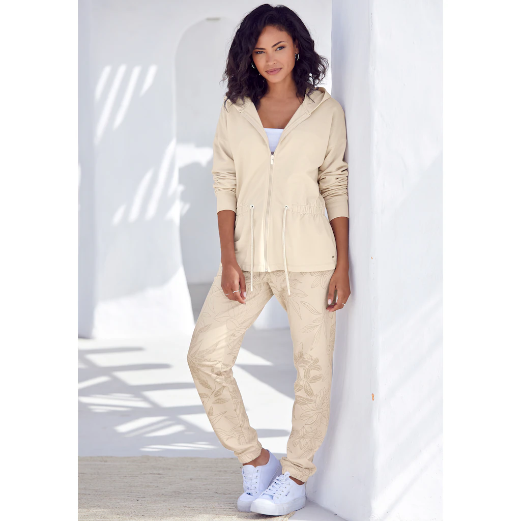 LASCANA Loungehose mit floralem Alloverdruck Loungeanzug Letzte 3 Tage