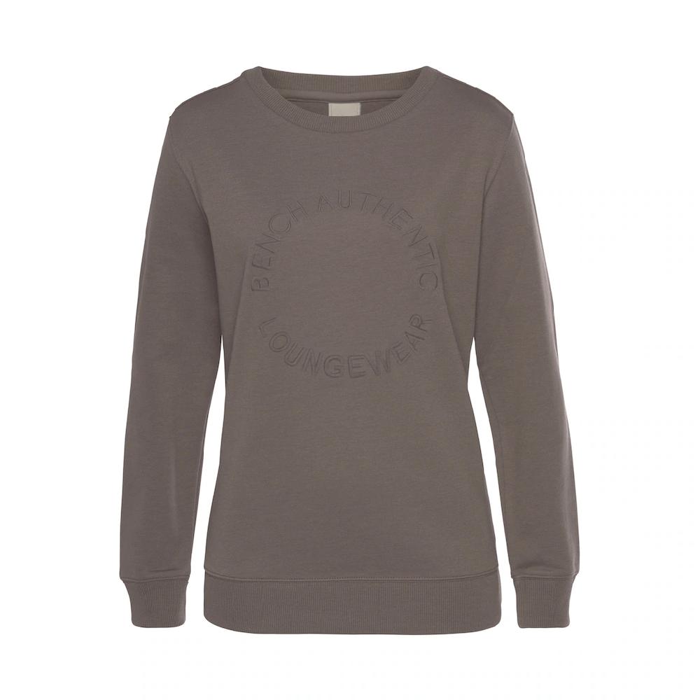 Bench. Loungewear Sweatshirt mit runder Logostickerei Loungwear zollfrei