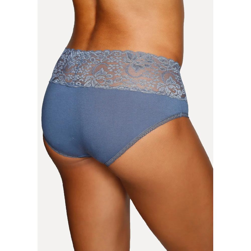Vivance Slip (3er-Pack) aus elastischer Baumwolle mit floraler Spitze ▷ für 2025