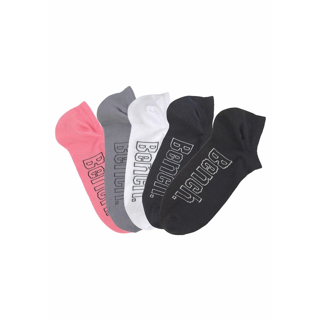 Bench. Sneakersocken (Packung 5 Paar) für modische Sneaker-Schuhe ▷ für Outlet