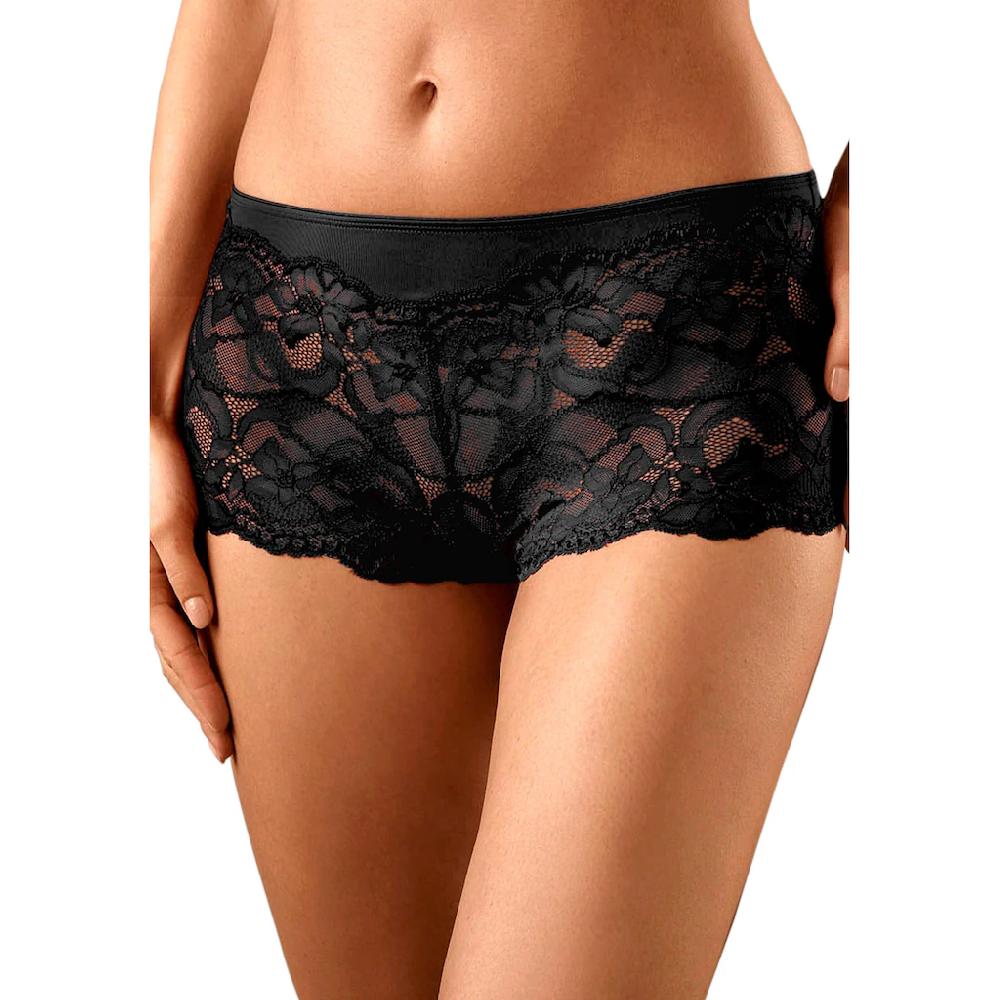 Vivance Panty (2er-Pack) weiches Microfaser Bündchen und zarte Spitze Auslauf