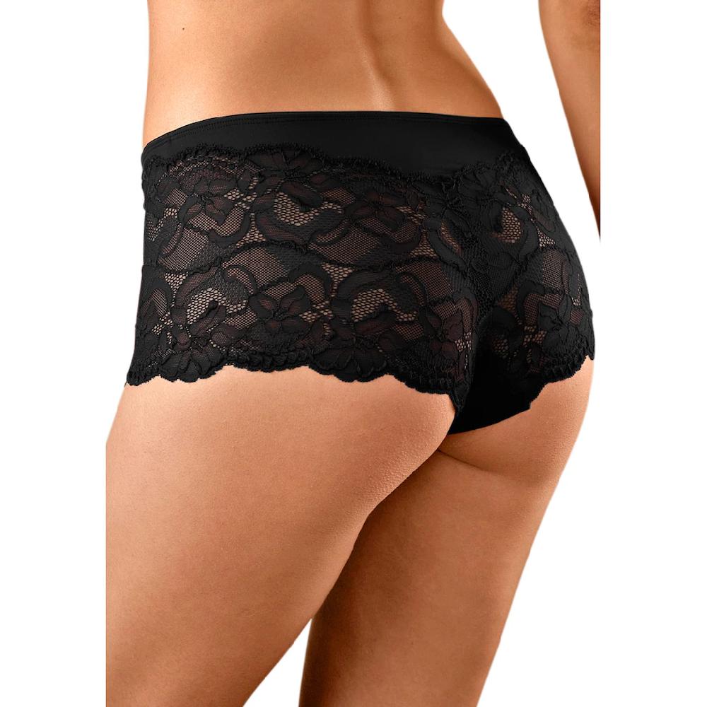 Vivance Panty (2er-Pack) weiches Microfaser Bündchen und zarte Spitze Auslauf