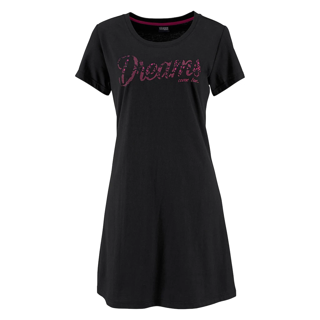Vivance Dreams Sleepshirt (2er-Pack) mit Print in Spitzenoptik kaufen Meist gekauft