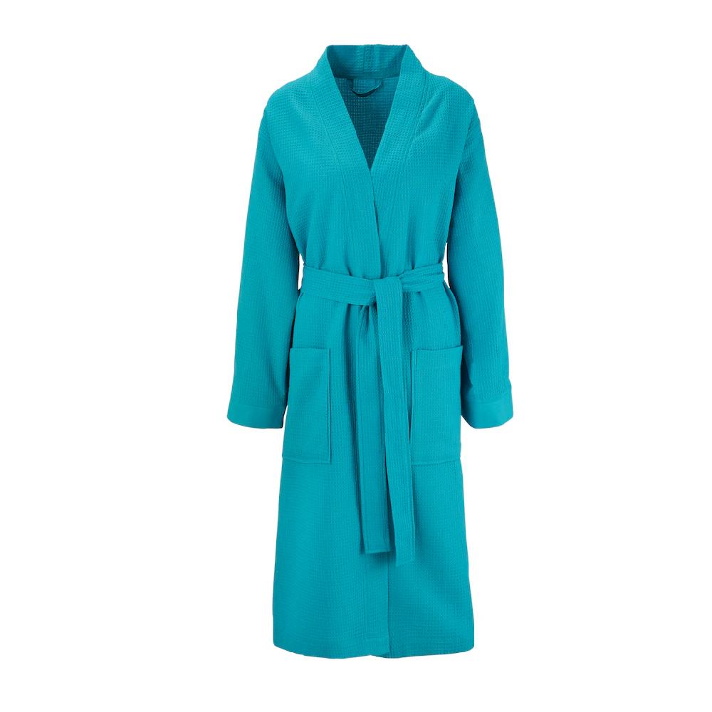 my home Unisex-Bademantel »Vanessa« (1 St.) Taschen Damen & Herren Waffelpiqué leichte Qualität S-3XL im Sale Blitzangebot