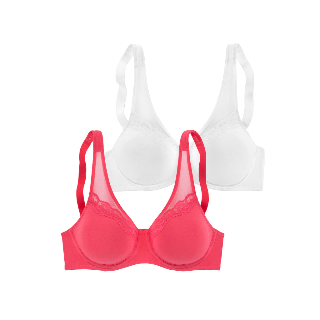 petite fleur Minimizer-BH (Packung 2 Stück) mit nahtlos vorgeformten Cups aus Baumwolle bestellen Große Rabatte