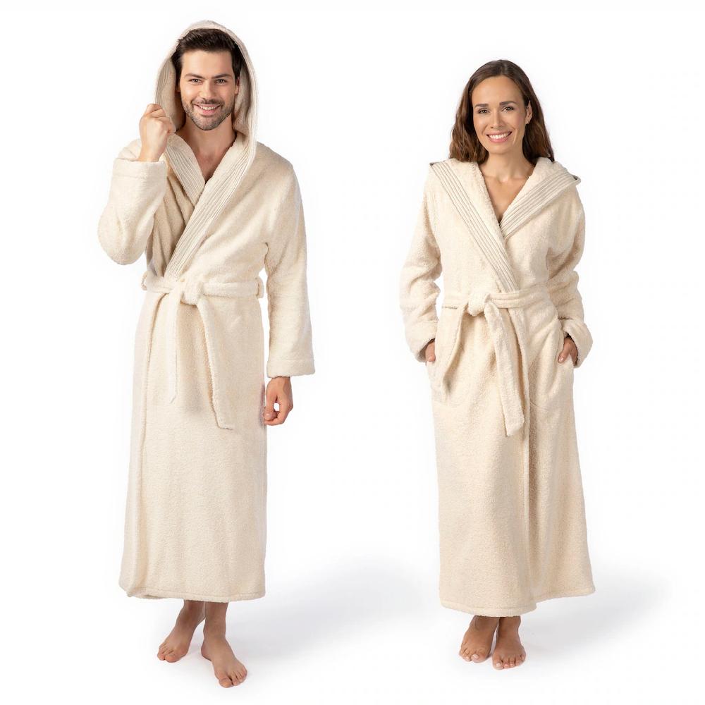 Möve Unisex-Bademantel »Chenillebiesen ideal für Sauna & Spa Hotelbademantel Morgenmantel«