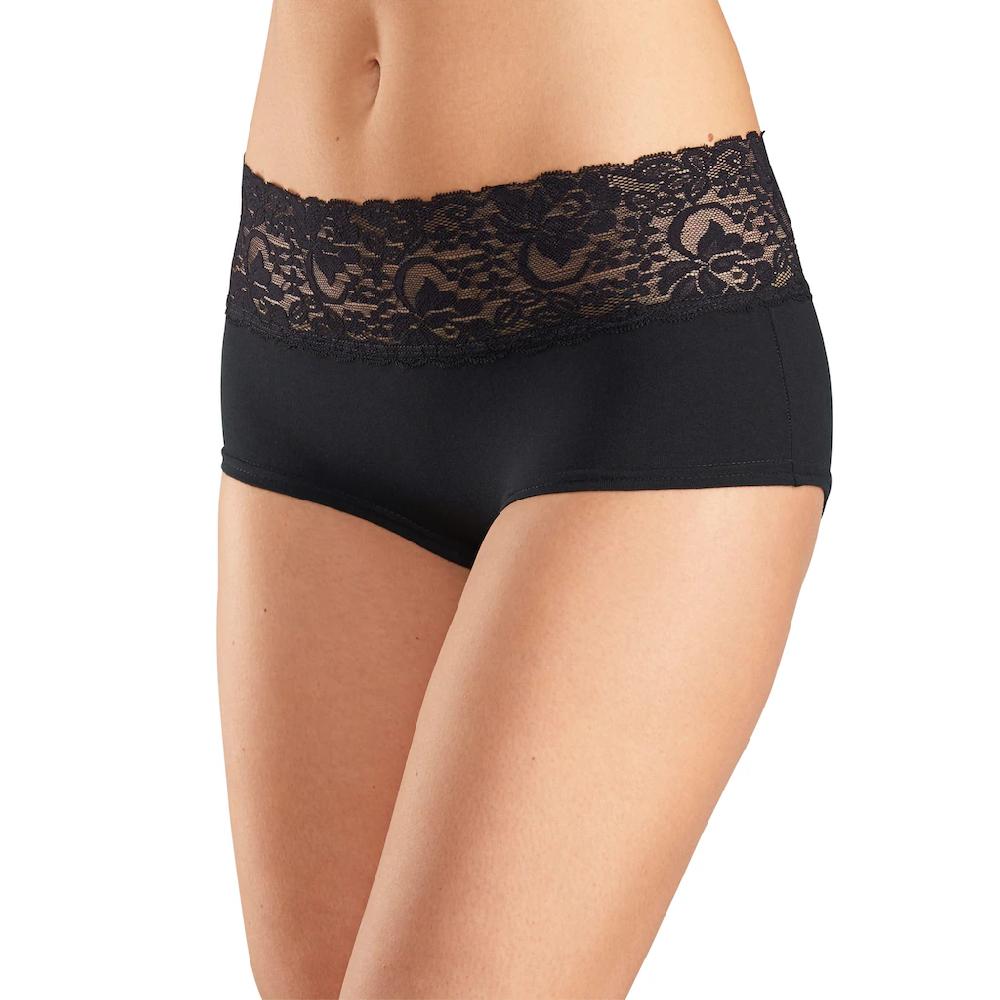 Vivance Panty (3er-Pack) aus elastischer Baumwolle mit floraler Spitze Tiefpreis