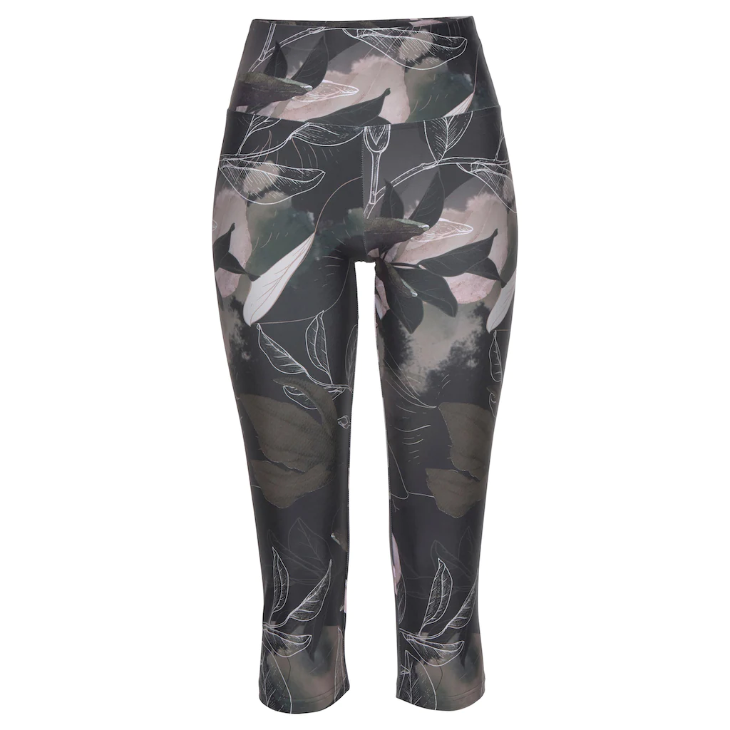 LASCANA ACTIVE Caprileggings »Tropical« mit abstraktem Blumenprint Loungewear Neueste Stile