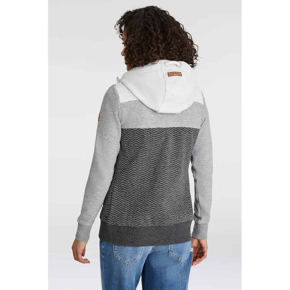 Ragwear Sweatjacke »TREGA ZIP O« im Colorblocking-Design Letzter Tag