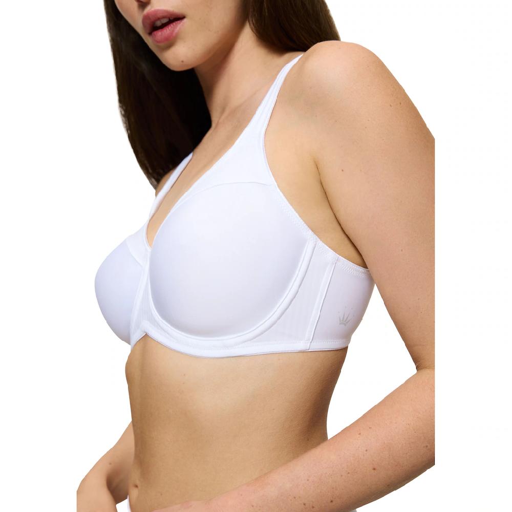 Triumph Minimizer-BH »Modern Soft+Cotton W01« verkleinert die Brust optisch um eine Cup-Größe ▷ für Bis zu 65% Rabatt