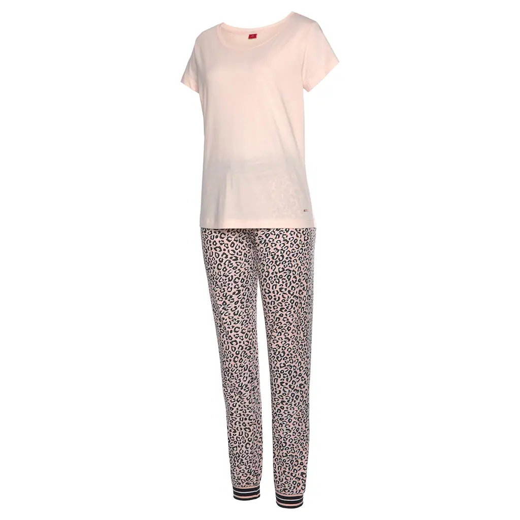 s.Oliver Bodywear Schlafanzug mit Rundhalsausschnitt Outlet
