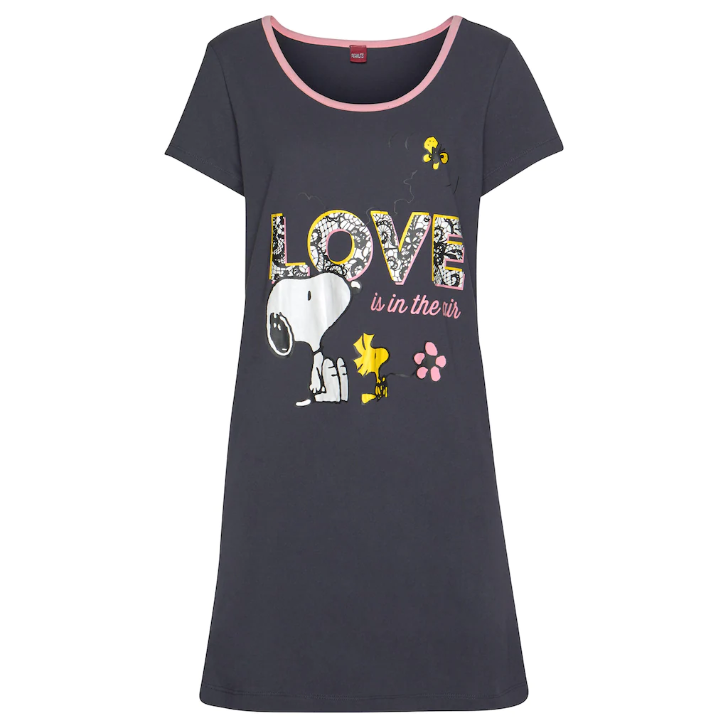 Peanuts Sleepshirt mit großem Snoopy-Motiv ▷ für Rabatt