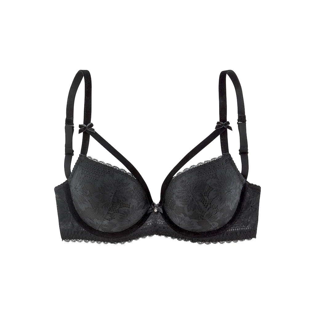 petite fleur gold Schalen-BH »Seduction« mit sexy Bänder-Optik sexy Dessous bestellen Große Rabatte