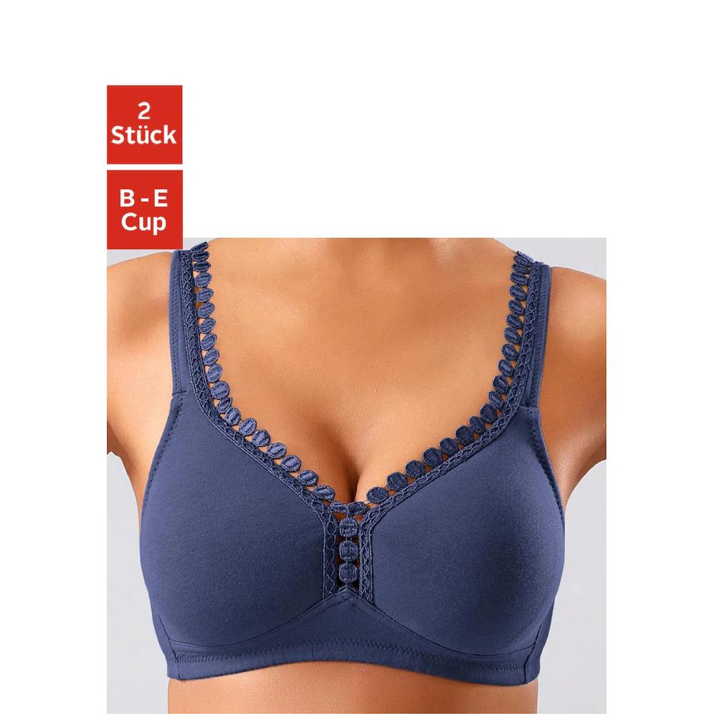 petite fleur Soft-BH ohne Bügel mit dekorativer Zierkante online bestellen