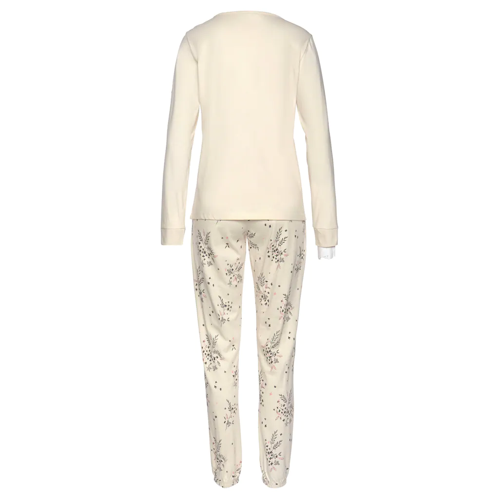 Vivance Dreams Pyjama (2 tlg.) mit Hortensien Muster online kaufen Begrenzte Freigabe