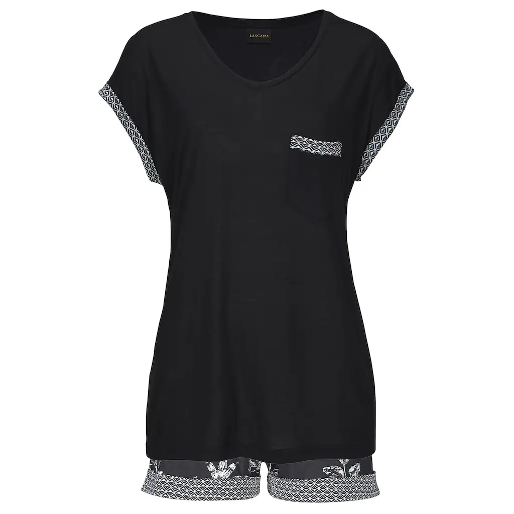 LASCANA Shorty mit Kontrastpasse online kaufen Neueste Stile
