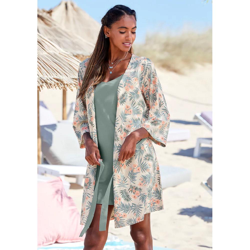 LASCANA Kimono in uni und Allover-Druck bestellen Blitzverkäufe
