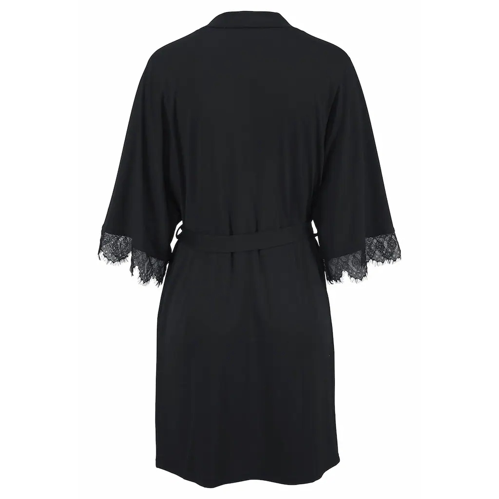 Kimono LASCANA mit eleganter Spitze am 3/4 Ärmel online kaufen Versandkostenfrei