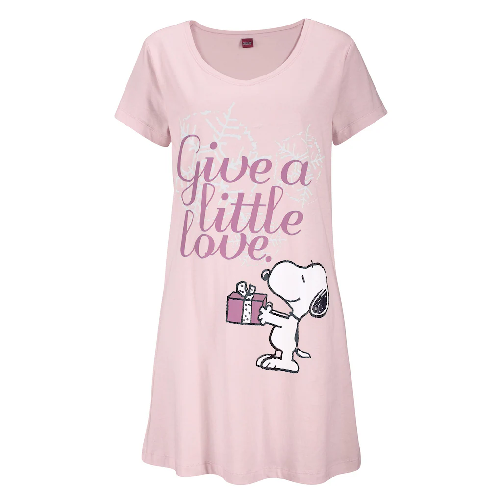 Peanuts Sleepshirt mit Snoopy-Print in Minilänge kaufen Cyber Monday