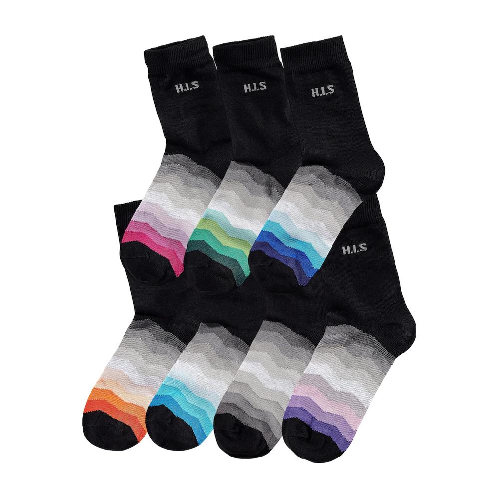 H.I.S Basicsocken (7 Paar) mit dezentem Logo online kaufen Muttertagsangebot
